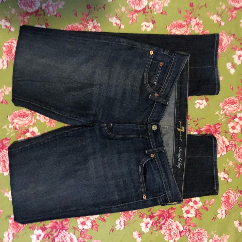 7 For All Mankind straight leg size 31